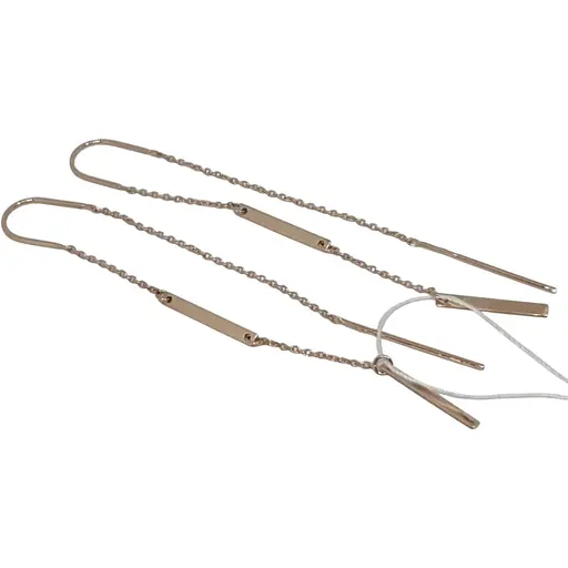 Золотые серьги-протяжки Tango. 580110