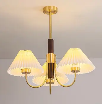 Світлодіодна люстра Дзвін 6006 (Золота) на 3 плафони