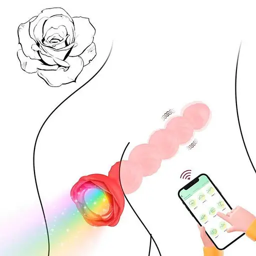 Светящаяся смарт анальная пробка Love Spouse черный K0947-1 - фото 2