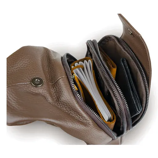 Сумка кожаная мужская Vintage 17х33,5х7 см sum0012325 - фото 7