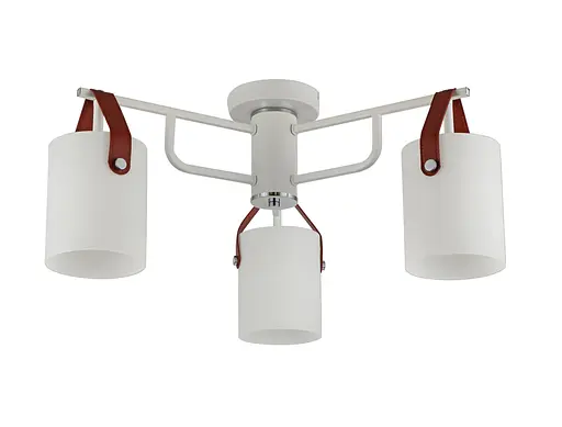 Люстра в стиле лофт G 321035/3 CR+Matt white - фото 2