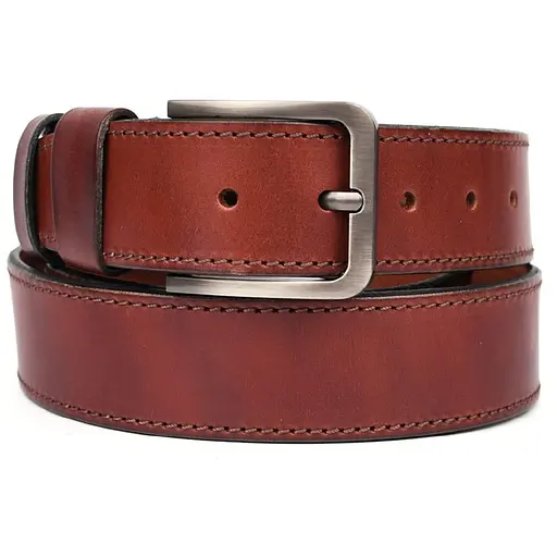 Ремінь шкіряний LIMARY коньячний з рядком 4х120 см acs0032073 - фото 4