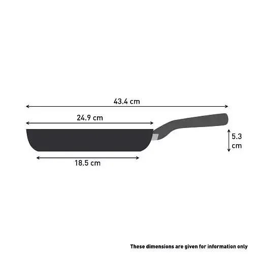 Сковородка Tefal Force 24 см Titanium 2X (C2920402), с двухшаровым титановым антипригарным покрытием - фото 3