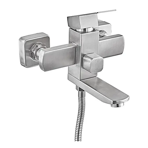 Змішувач для ванни Armata Kub-009 CH6493 Нержавіюча сталь - фото 4