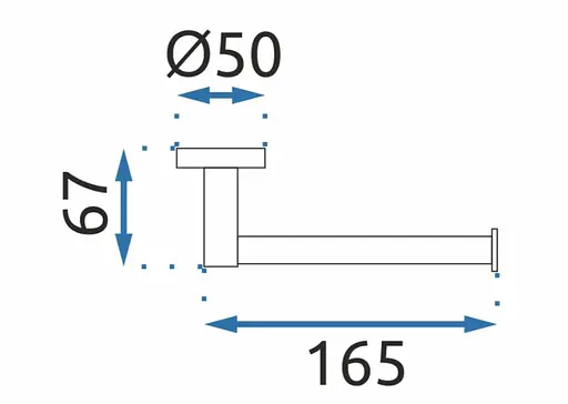 Тримач для туалетного паперу Rea Mist 04 gold REA-80026 Золотий - фото 5