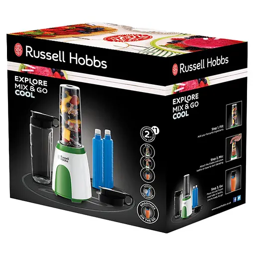 Фітнес-блендер Russell Hobbs Explore Mix&Go Cool 25160-56 - фото 6