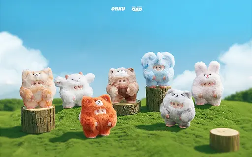 Колекційна м'яка іграшка 10/10 Toys з кільцем Giggle Monster Лісові пухнастики V2 (GM9981134) - фото 3