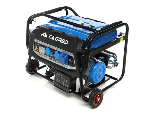 Бензиновий генератор Tagred 6,0/6,5 кВт, однофазний, ручний/електрозапуск (TA6500GKWX) - фото 4