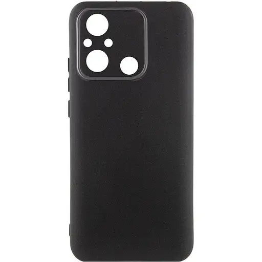Чохол Getman TPU Liquid Silk Full Camera для Xiaomi Redmi 12C Чорний/Black