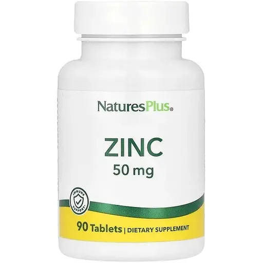 Цинк Nature's Plus Zinc 50 mg 90 tabs (1086-2023-10-3236)