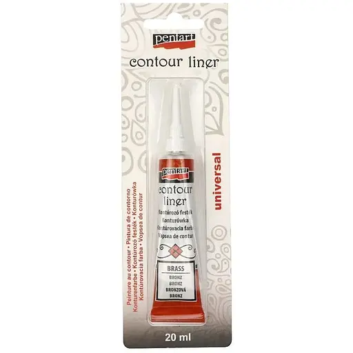 Контур универсальный Pentart металлик 20 мл - фото 1