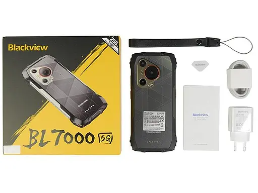 Смартфон Blackview BL7000 8/256ГБ черно оранжевый - фото 6