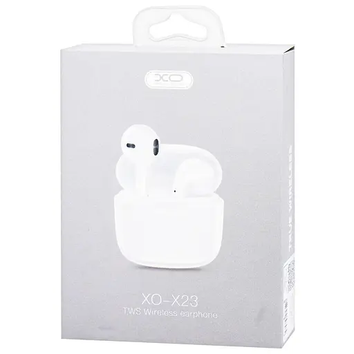 Наушники беспроводные XO X23 стереогарнитура в кейсе белая - фото 5