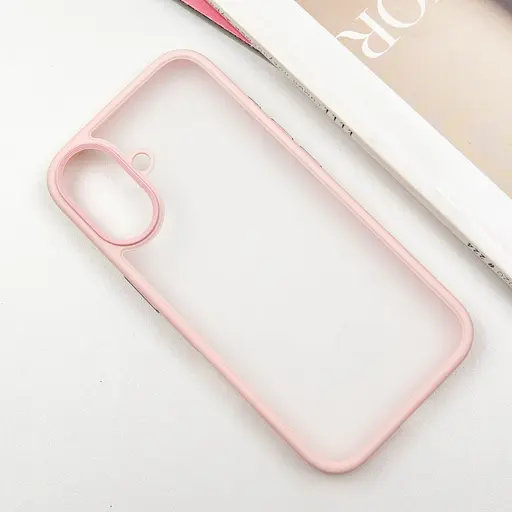 Чохол Epik TPU+PC Metal Buttons для Apple iPhone 16, 6.1 Рожевий - фото 3