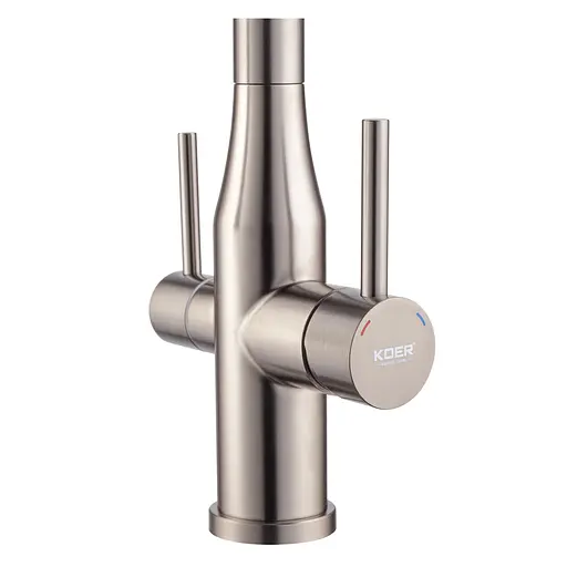Змішувач для кухні на дві води Koer KI-72024-07 KR5013 Графіт - фото 5
