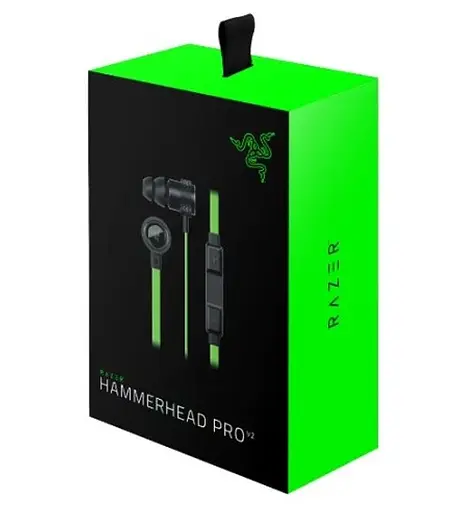 Наушники Razer проводные Hammerhead PRO V2 внутриканальная гарнитура с микрофоном - фото 2