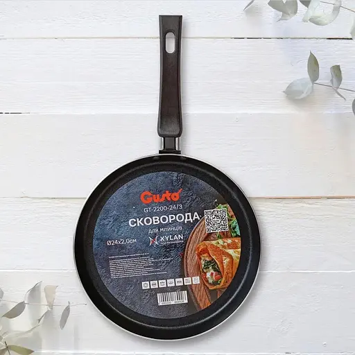 Сковорода для млинців Gusto GT-2200-24/3, 24 см (86992) - фото 6