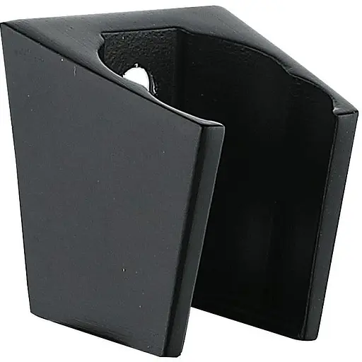 Кронштейн для крепления лейки на стену нержавеющая сталь черный Wezer WQZ-017-B Черный матовый - фото 1