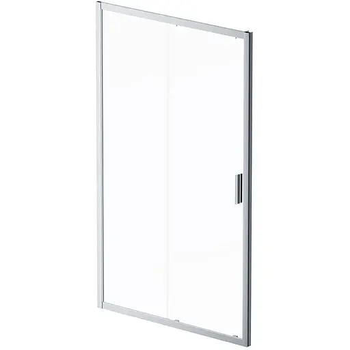 Душевые двери AM.PM Gem 120x195 см стекло прозрачное хром матовый W90UG-120-1S-195MT, прозрачный, хром матовый - фото 1