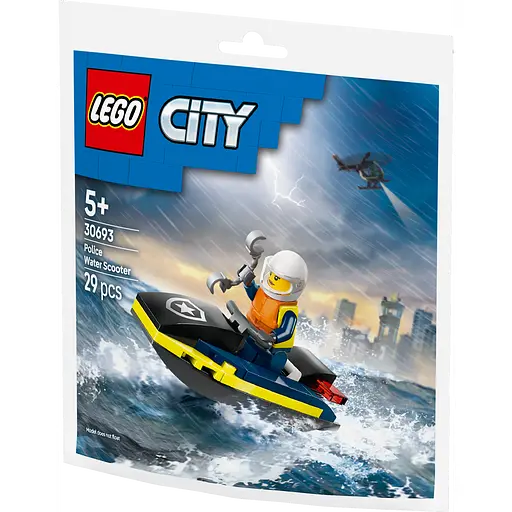 Конструктор LEGO City Полицейский катер 29 деталей (30693) - фото 3