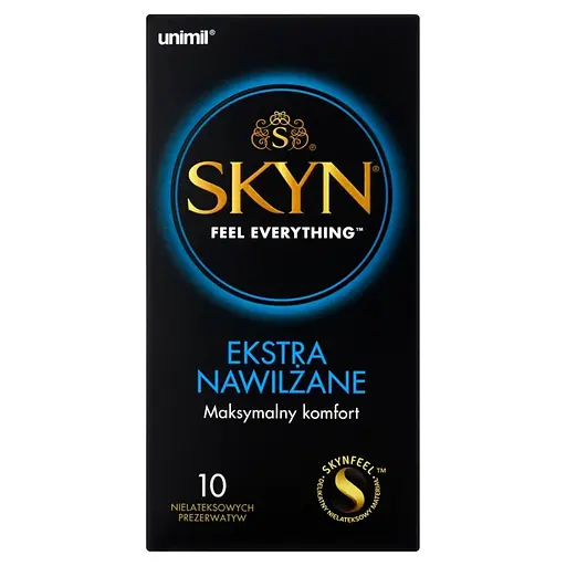 Презервативы Unimil Skyn Ekstra Nawilzane безлатексные 10 шт. - фото 3