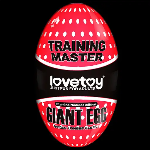 Мастурбатор яйце Lovetoy Giant Egg Stamina Nodules Edition прозорий - фото 3