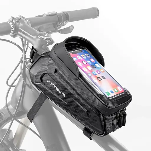 Велосумка на раму RockBros B68 чорна 1.7 л - фото 2
