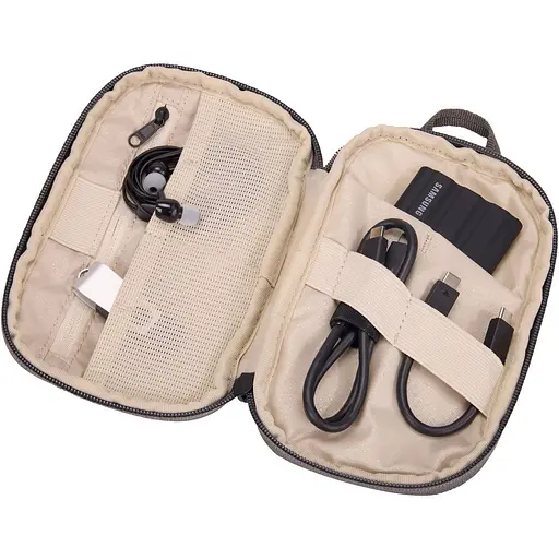 Комплект: Рюкзак Thule Subterra 2 Backpack 27L Vetiver Grey (TH 3205029) + Органайзер Thule Subterra 2 PowerShuttle Small Vetiver Grey (TH 3205039) - фото 11