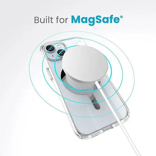 Протиударний прозорий чохол Speck Presidio Clear Case MagSafe для iPhone 13 / 14 / 15 (150553-3240) - фото 8