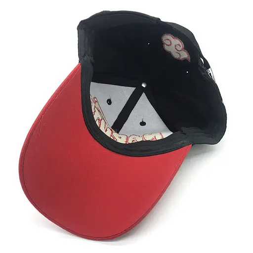 Кепка бейсболка Наруто Naruto лого червона вишивка NA - фото 4