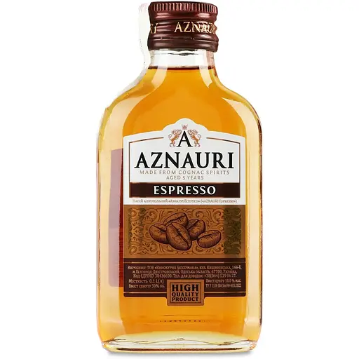 Напиток алкогольный Aznauri Espresso 30% 0.1 л - фото 1