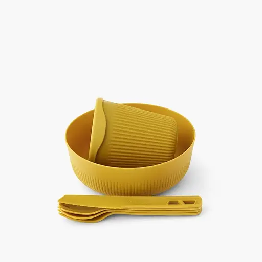 Набор посуды Sea To Summit Passage Dinnerware Sett 1P 6 предметов Arrowwood Yellow (1033-STS ACK037051-120913) - фото 3