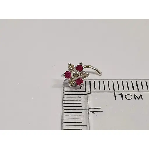 Срібна сережка-пірсинг в ніс Dear. 1040.5С - фото 3