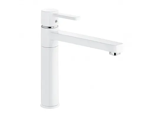 Смеситель для кухни Kludi Zenta 389739175 белый - фото 1