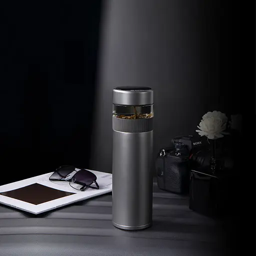 Заварочный термос из титана Xiaomi Fun Home Funjia Titanium Smart Cup 520 мл (FJ-TA003) - фото 6