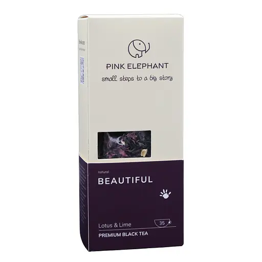 Чай з лотосом Beautiful, 70 г Pink Elephant  