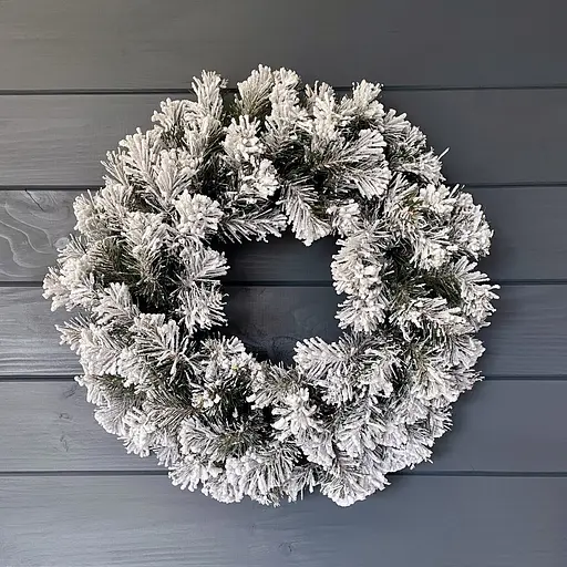 Вінок хвойний різдвяний Hvoya Classic засніжений 50 см