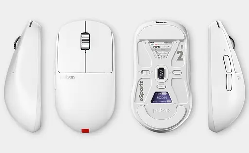 Миша PULSAR X2H eS 4K White (PX2HES22) - фото 4