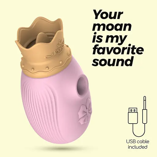 Стимулятор клітора Crushious Monarch рожевий - фото 13