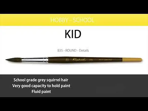 Кисть белка круглая Raphaël Petit Gris, №2 (Франция) - фото 3