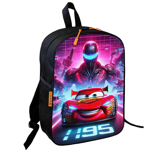 Рюкзак школьный детский Тачки Молния Маквин 36х27 см для мальчика (01162)