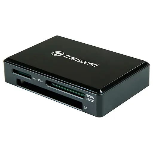 Кардридер Transcend iдер USB 3.1 Multi Card Black (TS-RDF8K2) - фото 1