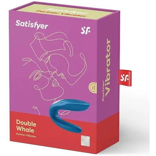 Вібратор для пар Satisfyer Double Whale з керуванням через програму - фото 2