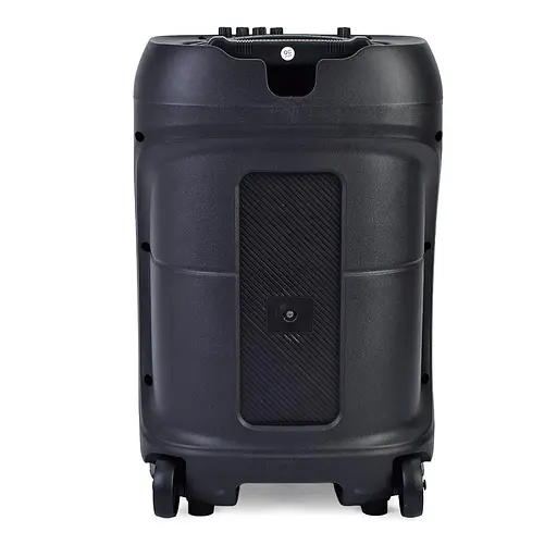 Колонка JBR-1205, MP3, Bluetooth, пульт дистанційного керування, 34x27x52 см, 12 дюймів, чорна - фото 6