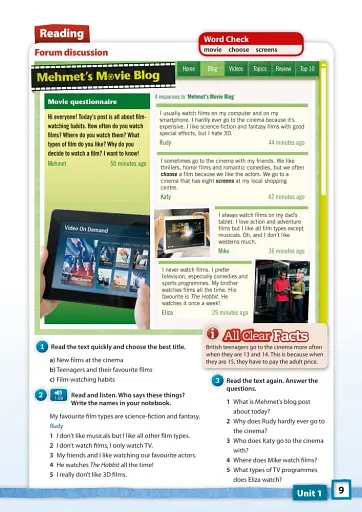 All Clear 2 Student's Book 6 - фото 2