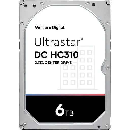 Жесткий диск 3.5" WD Ultrastar DC HC310 6TB SATA 256MB (HUS726T6TALE6L4) [140984]