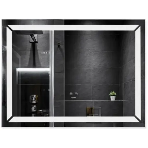 Дзеркало Kroner KRM Spiegel HR1 - 8060 з LED-підсвічуванням та антизапітнінням (CV030030) - фото 1
