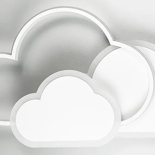 Світлодіодний світильник у вигляді 3-х білих хмаринок Line.F SC 8 WT - фото 3