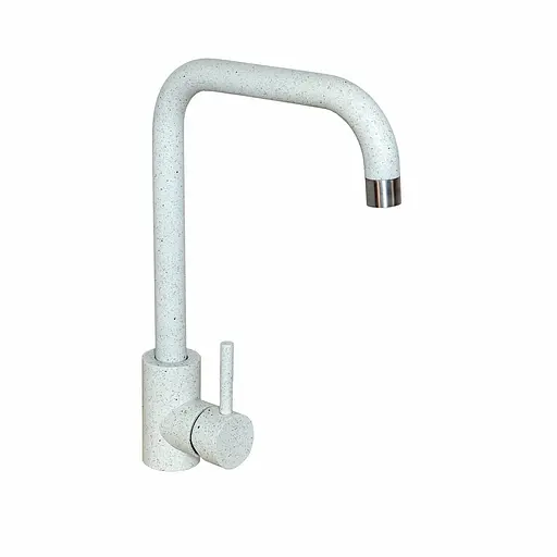 Змішувач для кухні Platinum NА3008B Білий в крапку Білий - фото 1