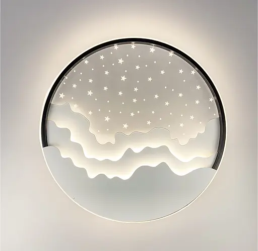 Стельовий LED світильник з імітацією нічного неба | Line F | Арт. 2359-500 WT+BK - фото 4